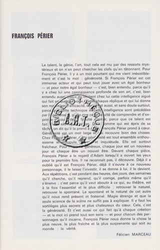 Les programmes de Théatre de l\
